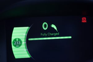 Battery Range , Fully Charged Electric Car